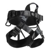 Cadeirinha Confort Adulto T�tica Preta Escalada Canionismo Rapel Aventura Ajuste R�pido ALPIMONTE�